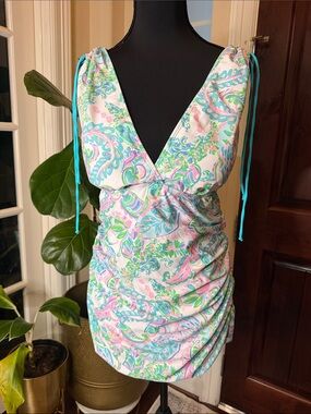 Modlily Pink Paisley Tankini, Lilly Inspired Size XL